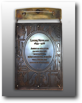 Louise Nevelson (back)
